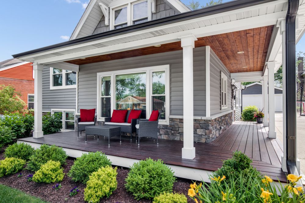 Porch Pillar Repair in Lake Orion