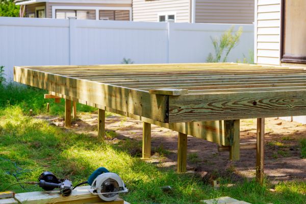 Elevated Deck Installation in Lake Orion