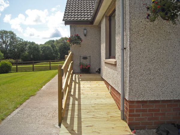 Hardwood Ramp Installation in Lake Orion