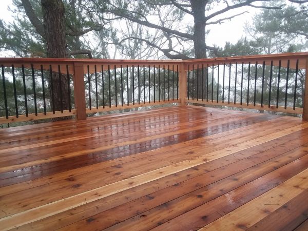 Cedar Deck Repair in Lake Orion